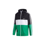 Adidas Originals Trefoil X Goofy WB Disney laisvalaikio sportinė striukė su gobtuvu Vyri&scaron;ki vir&scaron;utiniai drabužiai juoda žalia GP6480 XL