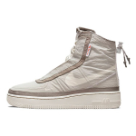 Nike Air Force 1 Shell PU audinys Neslystantis Dėvėjimui atsparus &Scaron;ilti Auk&scaron;ti sportbačiai Moteri&scaron;ki sportbačiai Smėlio spalvos Ruda DO7450-211 36.5