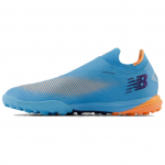 New Balance Furon Pro Tf V7+ Minimalistiniai patogūs futbolo bateliai Vyri&scaron;ki futbolo bateliai Mėlyni Oranžiniai SF1TS75 40