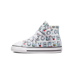 Converse Chuck Taylor All Star Patogūs auk&scaron;takulniai vaik&scaron;čiojimo batai Kūdikio batai Balti &Scaron;viesiai mėlyni 772771C 22