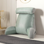 Mink&scaron;ta pagalvė atlo&scaron;as prie lovos - Pagalvė kaklo, skaitymo ir juosmens atramai Armrest Cushion L75&times;H58CM (Carbon Package)