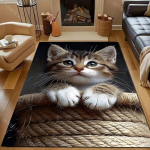 3D Mielos Katytės Ra&scaron;to Kilimai Miegamajam Svetainei Sofai, Darbo Kambariui Jogai Neslystantis Kilimas, Įvairių Dydžių Pasirinktinai Pristatymas Kitą Dieną 60*90cm