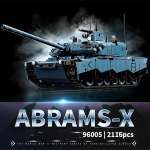 NAUJAS KF51 Pagrindinis kovinis tankas Konstruktoriaus kaladėlės MOC Armijos &scaron;arvuota transporto priemonė EMBT Kaladėlių modelis II Pasaulinio karo kariniai žaislai Suaugusių berniukų Kalėdinės dovanos no box