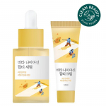 Round Lab Vita Niacin tamsių dėmių serumas 30 ml Rinkinys su kremu 10 ml beige