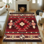 Pietvakarių genčių ra&scaron;tų kilimas, acteki&scaron;kas kaimi&scaron;kas kilimas, skalbiamas ma&scaron;inoje geometrinis kilimas, neslystantis patalpų kilimas miegamajam, svetainei 80X120CM