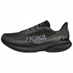 HOKA ONE ONE MACH 6 Atsparūs trinčiai, pralaidūs orui, lengvi bėgimo bateliai Vyri&scaron;ki juodi sportbačiai 1147790-BCKT 41 juoda