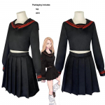 Tokyo Revengers Yuzuha Shiba Cosplay kostiumas-Takerlama Anime Moteri&scaron;ka suknelė + Perukas Sijonas Kostiumas Mokyklinė uniforma XS