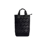 Adidas Originals Trefoil Dvigubo Naudojimo Siuvinėtas Logotipas Spausdintas Didelės Talpos Itin Plonas Poliuretano Rankinė Kuprinė Moteri&scaron;ka Kuprinė Juoda H32377 Black