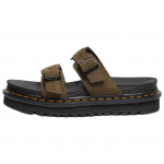 Dr. Martens Myles &Scaron;lepetės DMs Alyvuotos Paprastos Patogios Apsaugančios Nuo Trinties &Scaron;lepetės Unisex &Scaron;lepetės Tamsiai Žalios 41115300 37