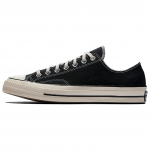 Converse Chuck Taylor All Star 70s Atsparūs trinčiai žemi drobės batai Unisex Juodi 162058C 35