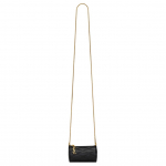 Saint Laurent Ysl Sade serijos mikro avikailio odos dygsniuotas cilindrinis krep&scaron;ys moteri&scaron;kas peties krep&scaron;ys juodas bronzos 796296-AAAJU-1000 Box(Basic Set+Box)
