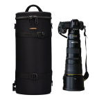 Atsparus vandeniui Oksfordo medžiagos Pečių Krep&scaron;ys Fotoaparatui Sony A7 Su 200-600mm Objektyvu Vienas Ne&scaron;iojimas Unisex Kelioninė Fotografija 04_Black - Fits: Nikon Z 180-600, Z6, Z7, Z8 black