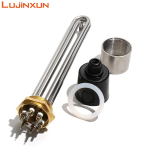 LUJINXUN 1,5 sriegiu vamzdinis elektrinis &scaron;ildytuvas 220v/380v panardinamas vandeniui DN40/47mm 3KW/4,5KW/6KW TEN katilo &scaron;ildymo elementas 1 vnt. 220V balta