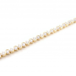 Les Tr&eacute;sors De Lily [E2228] - Bracelet 'Rivi&egrave;res de Cristal' Blanc