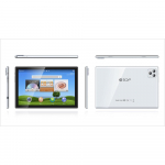 Plan&scaron;etinis kompiuteris BDF P50 10,1 colio 8GB + 256GB Android12 plan&scaron;etinis kompiuteris UK Plug sidabras