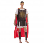 Suaugusiųjų vyrų romėnų kario kostiumas, kareivis Helovino gladiatorių vakarėlis Cosplay suknelė
