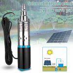 3m3/h 12V/24V DC 180W saulės giluminio &scaron;ulinio vandens siurblys nerūdijančio plieno panardinamas siurblys 24V