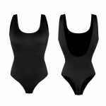 Skim Bodysuit formuojantys timpeliai moterims be nugarų viso kūno formavimo pilvo kontrolės liekninamieji apvalkalai užpakaliuką pakeliantys stumdomi pilvo formuotojai XXL ruda