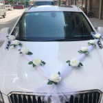 Dirbtinės gėlės Vestuvės Automobilių Gėlės Vestuvių Automobilių Dekoravimas Nuotraukų rekvizitai Automobilio Durų Rankenos Ornamentas Vakarėlis Renginiai Priedai Vestuvių Papuo&scaron;imas