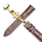 Laikrodžio apyrankė 18mm 19mm 20mm 21mm 22mm 24mm Calf Natūralios odos laikrodžio apyrankė Alligator grūdėta laikrodžio dirželis, skirtas Tissot Seiko 20mm