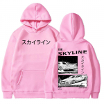 Drift japonų anime AE86 gobtuvas Initial D dvipusiai megztiniai su gobtuvu Unisex R34 Skyline GTR JDM laisvalaikio laisvi megztiniai 3XL