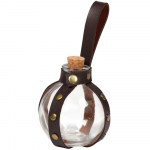 Dėklai Diržų Krep&scaron;iai Magi&scaron;kas gėrimas Stiklinis Butelis Apvalus Kolba Potion Butelis Fantastiniai Kostiumai ruda
