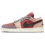 Air Jordan 1 Low Canyon Rust Moteri&scaron;ki sportbačiai Rožiniai Juodi Violetiniai-Dūminiai DC0774-602 38