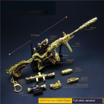 Taikos ginklas M416 Penkių letenų auksinis drakonas, versija Tikėjimo žvaigždė Omaras Overlord Akinančios violetinės melodijos ginklo modelis Žaidimas ginklo modelis