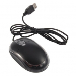 USB juoda laidinė optinė lemputė sukamoji pelė, skirta kompiuteriniam ne&scaron;iojamam kompiuteriui
