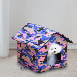 Cat Nest Sleeping Bed Pet House Lietui atspari oro sąlygoms skirta lauko prieglauda katėms