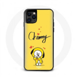 Coque pour Iphone 11 Pro Max BTS Bangtan Gar&ccedil;ons BT21 Chimmy de Jimin Fond Jaune