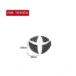 Automobilio logotipo dangtelio lipdukai bagažinės logotipo dangtelis emblemos ženkliuko lipdukai anglies pluo&scaron;tas Toyota Corolla 2014 - 2018 automobilių priedai juoda