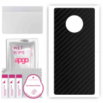 apgo Protective Skin Sticker for the back compatible with Huawei Mate 30 5G, Wrap Film, Foil, Vinyl - Pattern Carbon Black