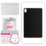 apgo Protective Skin Sticker for the back compatible with Honor Pad 8, Wrap Film, Foil, Vinyl - Pattern Carbon Black