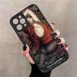 Gotikinis &bdquo;Vampire Tarot&ldquo; telefono dėklas, matinis, skaidrus, skirtas &bdquo;iPhone 7 8 11 12 13 Plus&ldquo;, mini, x xs, xr pro max. iPhone12