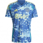 Adidas Ajax Amsterdam 24/25 i&scaron;vykos mar&scaron;kinėliai su raidžių ir skaičių spaudiniu Vyri&scaron;ki vir&scaron;utiniai drabužiai Mėlyni IT6162 2XL
