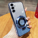 Prabangus Blizgučiai padengtas magnetinis laikiklis telefono dėklas, skirtas Samsung Galaxy M13 M14 M54 M55 M23 M53 M52 M51 M31 M12 M33 laikiklio dangtelis Galaxy M52 5G