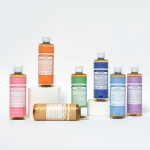 Dr. Bronner's Pure Castile Soap 475ml 10 rū&scaron;ių, pasirinkite 1, korėjieti&scaron;ka kūno priežiūra Peppermint 475ml white