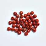 Rankų darbo 40/30/20/20 vnt. karoliai, raudono akmens papuo&scaron;alų gamybos priedai, apyrankės, palaidi karoliukai 4/6/8/10 mm apvalūs, &bdquo;pasidaryk pats&ldquo; pakabukai, natūralus akmuo 4mm