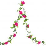 2,35 m dirbtinių gėlių lapų rotango vynmedis sodo parko oro kondicionieriaus vamzdžių dekoras