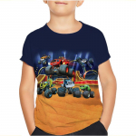 &bdquo;Blaze and the Monster Machines&ldquo; &Scaron;ortai Rankovės Vaikams Mergaičių berniukų mar&scaron;kinėliai marginti Little Girl Top mar&scaron;kinėliai kūdikiams Vaiki&scaron;ki rūbai mažiems vaikams 110 gelsvai ruda