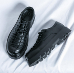 Naujas originalus dizainas stora apačia Vyri&scaron;ki odiniai batai Suknelė Batai Laisvalaikio Korėjos Stilius Gentleman Elegantes Biuro Oksfordo Batai Juodi 38 juoda