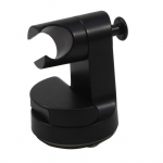 Patvarus plastikas, lengvai montuojamas du&scaron;o galvutės laikiklis be perforavimo, reguliuojamas besisukantis siurbimo puodelis du&scaron;o galvutės laikiklis vonios reikmenys juoda