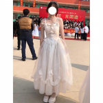 Gėlių vestuvinė Lolita Sijonas Lolita Princess Didelis sijonas JSK Vestuvinė suknelė su pakabukais One Size
