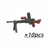 Antrojo pasaulinio karo karinis statybinis blokas kareivio figūrėlė ginklas žaislinis snaiperis automatas AK karabinas &scaron;autuvo priedai armijos plytos modelis B081