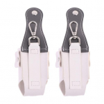 2 vnt. Golfo kamuoliukų krep&scaron;iai Dirbtinės odos golfo kamuoliukų apsauginis dėklas Lauko pakabinamas raktų pakabukas Mini juosmens krep&scaron;ys golfo kamuoliukams ir pir&scaron;tukams pilka