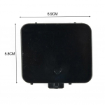 1 vnt. BMW E60 M Sport apdailai - Priekinio buferio vilkimo kilpos dangtelis 51117897210 Dalys Priedai Juodas Priekyje CHINA
