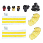 Skirta Karcher Easyfix SC2 SC3 SC4 SC5 rankiniam dulkių siurbliui mikropluo&scaron;to garo &scaron;luostės skudurai &scaron;epetėlio galvutės antgalio priedai