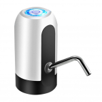 Automatinis ne&scaron;iojamasis USB įkraunamas elektrinis vandens siurblio dozatoriaus butelis balta
