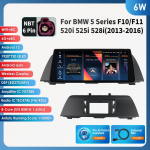 Ossuret For BMW X1 F48 (2016-2017 m)NBT su GPS navigacija Radijas Vaizdo įra&scaron;ų automobilio stereosistemos daugialypės terpės grotuvas Belaidis Carplay Android Auto I&scaron;manusis ekranas 6W 6G 64G AI